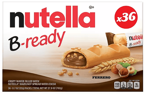 Ferrero Nutella B-Ready Crispy Wafers 0.77oz (22g) x 36 Units