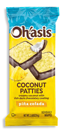 Oh!asis Coconut Patties - Pina Colada 76g x 12 units