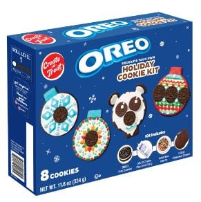 XMAS Create A Treat- Oreo Dyo Ornament Cookie Kit 8pk 11.8oz(335g) x 6 Units