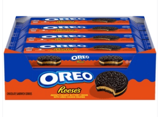 OREO REESES PEANUT BUTTER COOKIES - 2.04oz (58g) x 12 Units