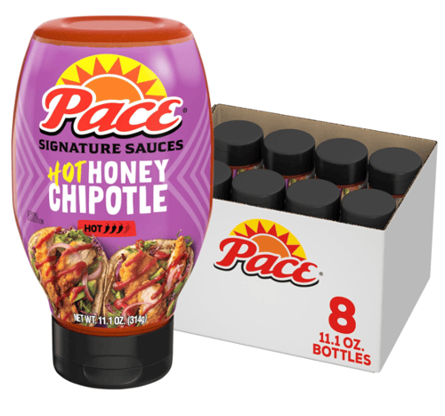 SAUCE - PACE - HOT HONEY CHIPOTLE 11.1oz (314g) x 8 units (Best Before February 01, 2025)