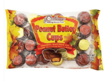 Hallowen - Palmer Autumn Leaf Peanut Butter Cups - 11oz (312g) x 12 Units