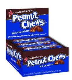 (S2-03)US -  Just Born Peanut Chew (6 Piece) Milk Choc - 2oz (57g) x 24 Units