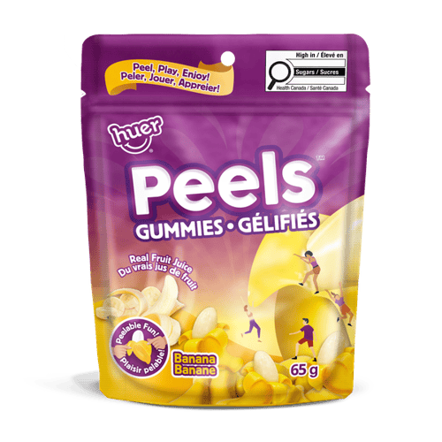 Huer - Peels Banana PEG Bag 65g   x 15 units