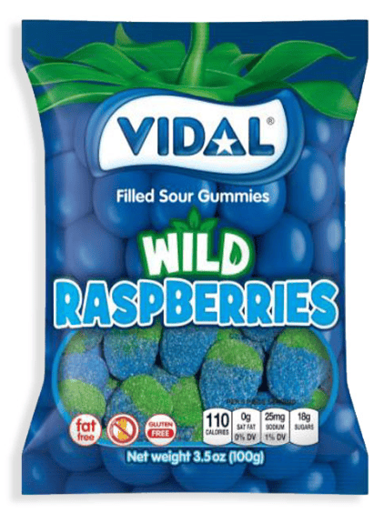 Peg Bag - Vidal Sour Wild Raspberries 3.5oz (100g) x 14 units