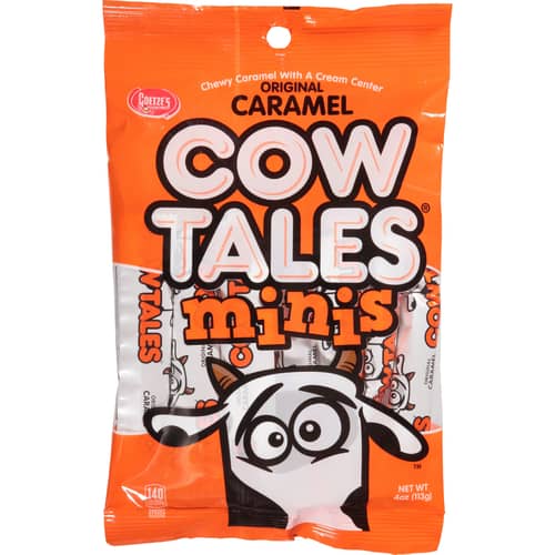 US - Mini Cow Tales Vanilla Peg Bag - 4oz(113g) x 12 Units