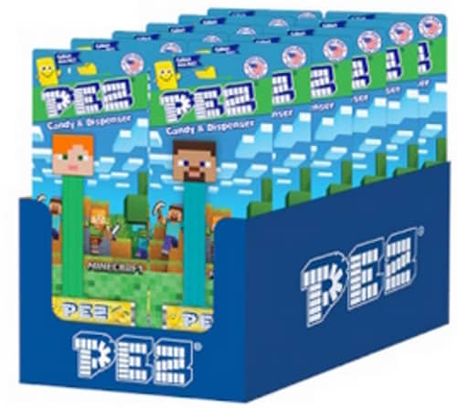 US - PEZ  Blister - Minecraft Assortment 0.87oz (25g) x 12 Units