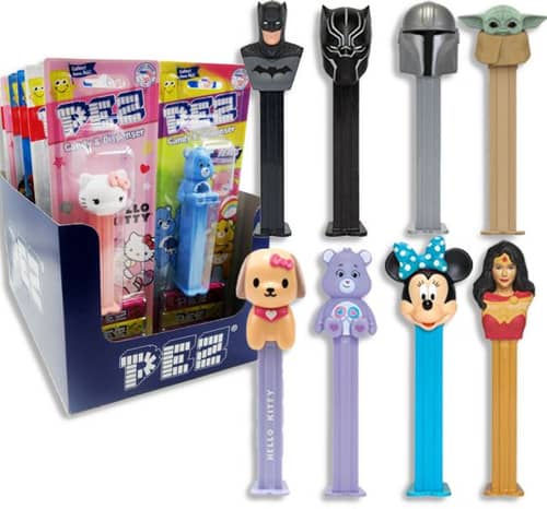 Pez Blister Pack  - Favorite Characters Assortment .87oz (25g) x 12 Units