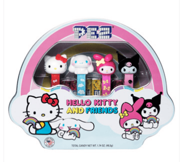 PEZ Gift Tin - Hello Kitty & Friends - 49g x 1 Tin