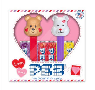 Valentine - Pez Twin Pack - Bears (6 rolls) - 1.74oz (49g) x 12 Units