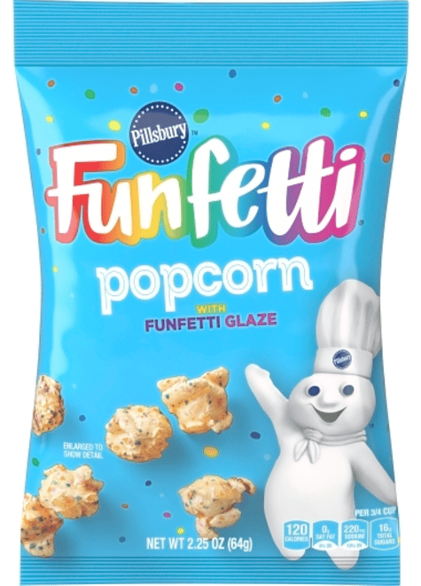 Pillsbury Gummi FUNFETTI POPCORN 2.25oz (64g) x 6 units