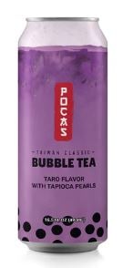 Beverage - Pocas Bubble Tea Taro 16.5oz(490ml) x 24 Cans (Buyer is responsible if drinks may leak during shipping and weather)
