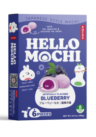 POCAS HELLO MOCHI - BLUEBERRY (6PIECES) - 6.3oz (179g) x 12 Units