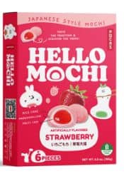 China - POCAS HELLO MOCHI - STRAWBERRY (6PIECES) - 6.3oz (179g) x 12 Units