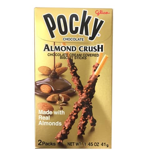 (S2-04 ) Indonesia - Pocky - Almond Crush 1.45oz ( 41g) x 10 Units