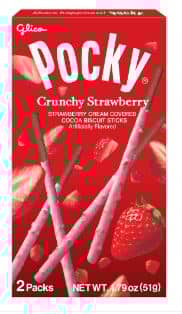 (S2-04) Indonesia - Pocky Crunchy Strawberry - 1.8oz(51g) x 10 Units