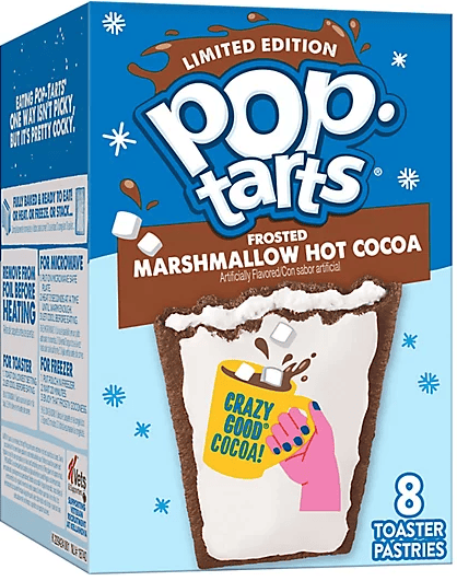 Pop Tarts - Frosted Marshmallow Hot Cocoa (8 Toasters) 13.5oz (384g) x 1 Box (Boxes with minor damage due to shipping)