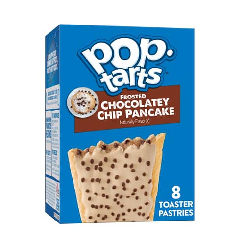 Cool - Pop Tarts - Frosted Chocolatey Chip Pancake (8 Toasters) 13.50oz (384g) x 1 Box (Boxes with minor damage due to shipping)