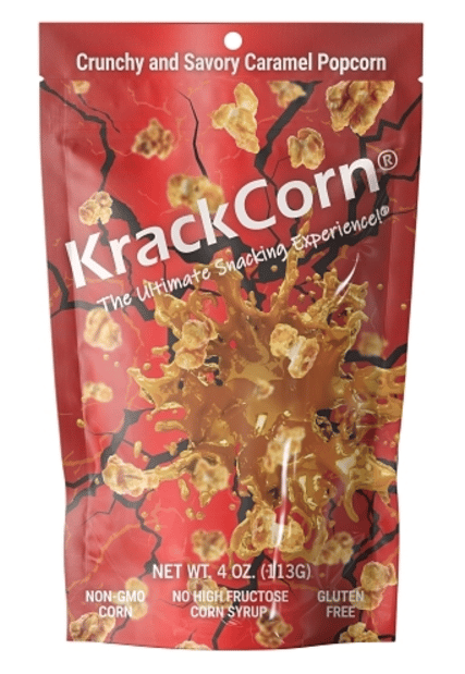 Popcorn - Krackcorn Caramel 4oz (113g) x 6 units