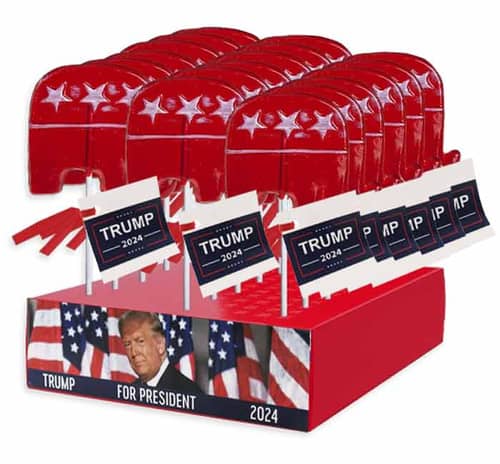 Presidential Lollipops Elephant - TRUMP 1.2oz x 24 units