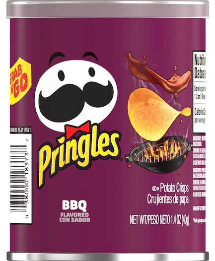 Chips - Pringles - BBQ Potato Crisp 1.4oz (40g) x 12 units