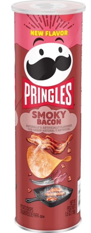 US - Case - Chips - Pringles - Smoky Bacon 5.5oz (156g) x 14 units