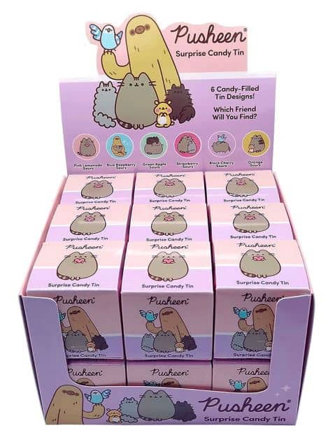 (S1-12) CHINA -  Boston American - PUSHEEN SURPRISE CANDY X 18 Units