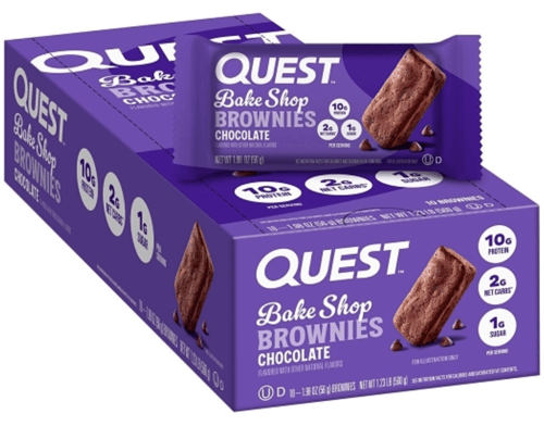 (S4-03) US - Quest - Bake Shop - Chocolate Brownies 1.98oz (56g) x 10 units