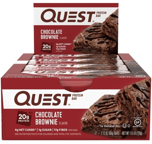 Quest - Protein Bar - Chocolate Brownie 2.12oz (60g) x 12 units