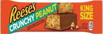 US- Reese Crunchy Peanut Bar - King Size 3.2oz (91g) x18ct