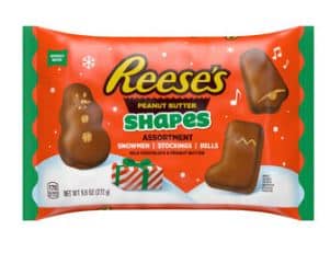 XMAS - Single Reese Mystery Shapes Snack Laydown Bag - 9.6oz(272g) x 1 Bag