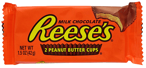 Reese Milk Choc Peanut Butter Cup Standard Bar 1.5oz(42g) x 36 Units