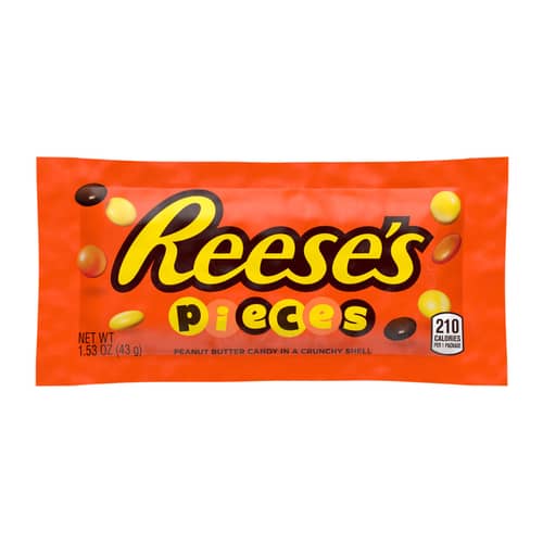 (S2-01) US - Reese Pieces Standard Bar 1.53oz(43g) x 18 Units