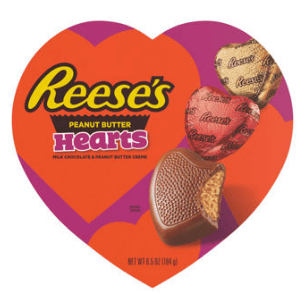 Valentine - Reeses Peanut Butter Hearts Box - 6.5oz (184g) x 6 Units