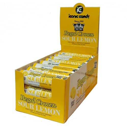 UK-  Iconic Regal Crown Rolls - Sour Lemon x 24 units