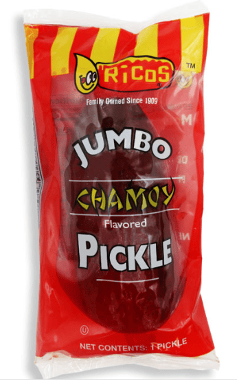 RICOS CHAMOY PICKLE IN A POUCH 1LB (453g) x 12 units  (Buyer is responsible if Pickle Juice may leak during shipping)