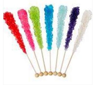 Roses Rock Candy Stick 5.75