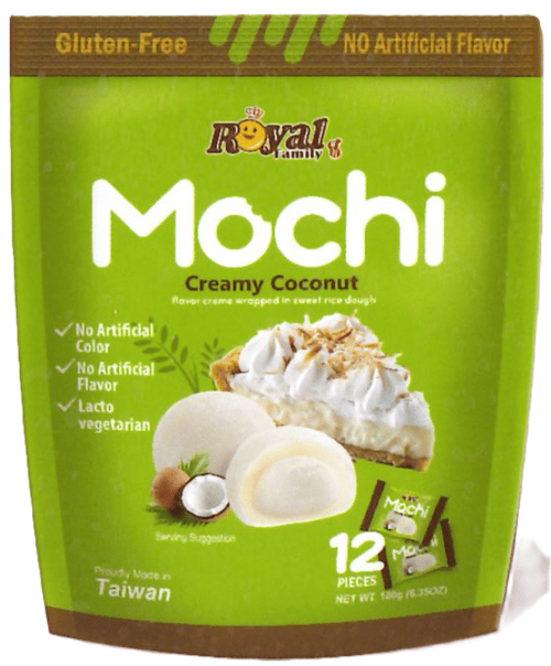 Royal Family Mochi - CREAMY COCONUT SUB 6.34oz (180g) x 12 units