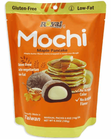 TAIWAN -  Royal Family Mochi - Maple Pancake SUB 6.35oz (180g) x 12 units