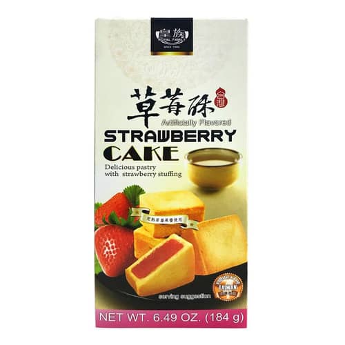 TAIWAN - Royal Family - STRAWBERRY CAKE 6.5oz (184g) x 12 units