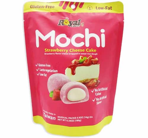 TAIWAN - Royal Family Mochi - STRAWBERRY CHEESECAKE SUB 6.35oz (180g) x 12 units