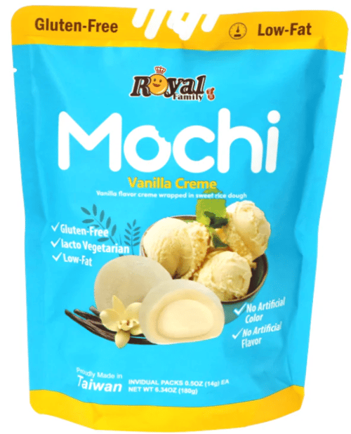 TAIWAN - Royal Family Mochi - VANILLA CREME SUB 6.34oz (180g) x 12 units