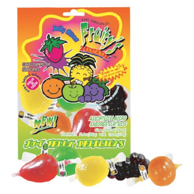 Din Don Fruity’s Ju-C Jelly Fruit Snacks Peg Bag 30