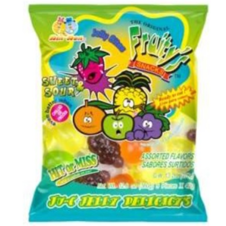 Din Don Fruity’s Ju-C Jelly Sweet and Sour Peg Bag 30x13oz