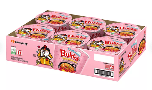Us - Noodles - Samyang Buldak - Carbonara Spicy Chicken Ramen 3.7oz (105g) x 6 Units