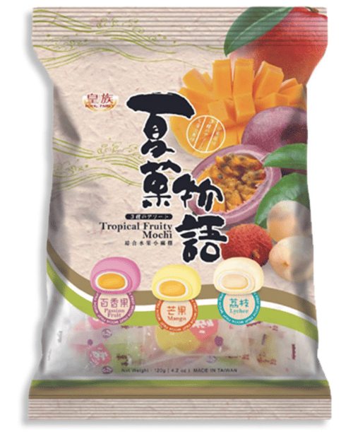 Royal Family Fruit Mochi - Tropical Fruit Peg 4.2oz (119g) x 12 units