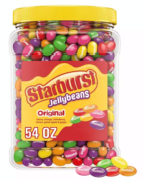 Bulk - Starburst Jelly Beans Original Candy Jar 54 oz. (1.53KG) x 1 Jar