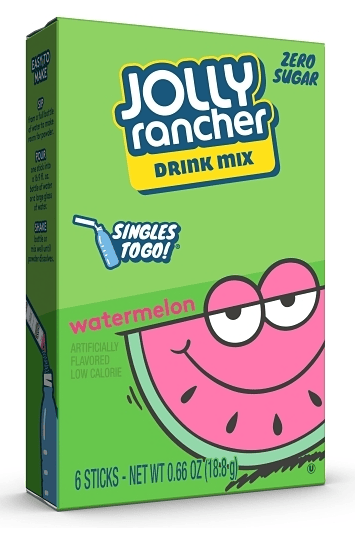 US - Drink Mix - Jolly Rancher - Watermelon (6 Pack) x 12 units