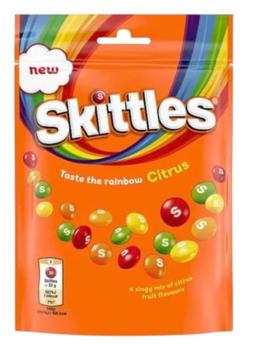 Uk - Skittles - Citrus 136g x 15 Units (Best Before 06 May,2026)