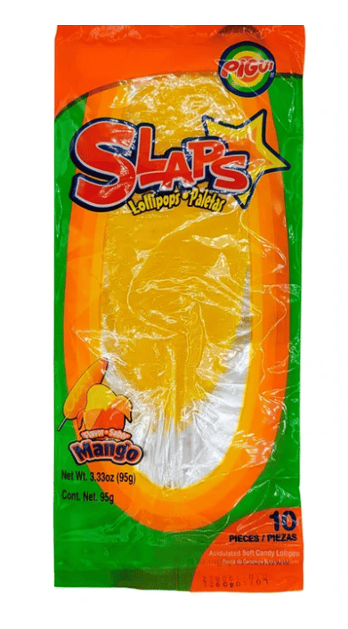 Slaps Candy - MANGO 10-Pk 3.33OZ (95g) x 25 units